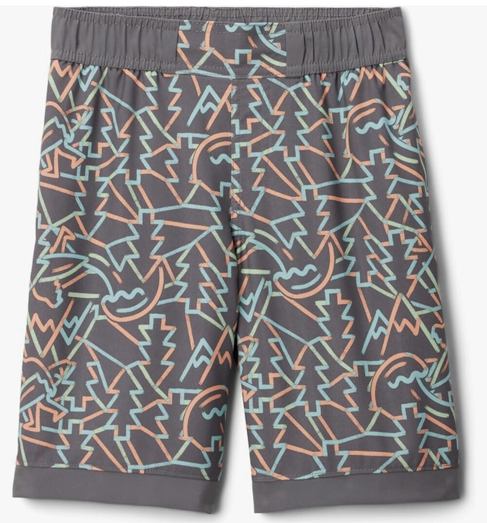 Boys Stylish shorts with a geometric-SIZE YOUTH M